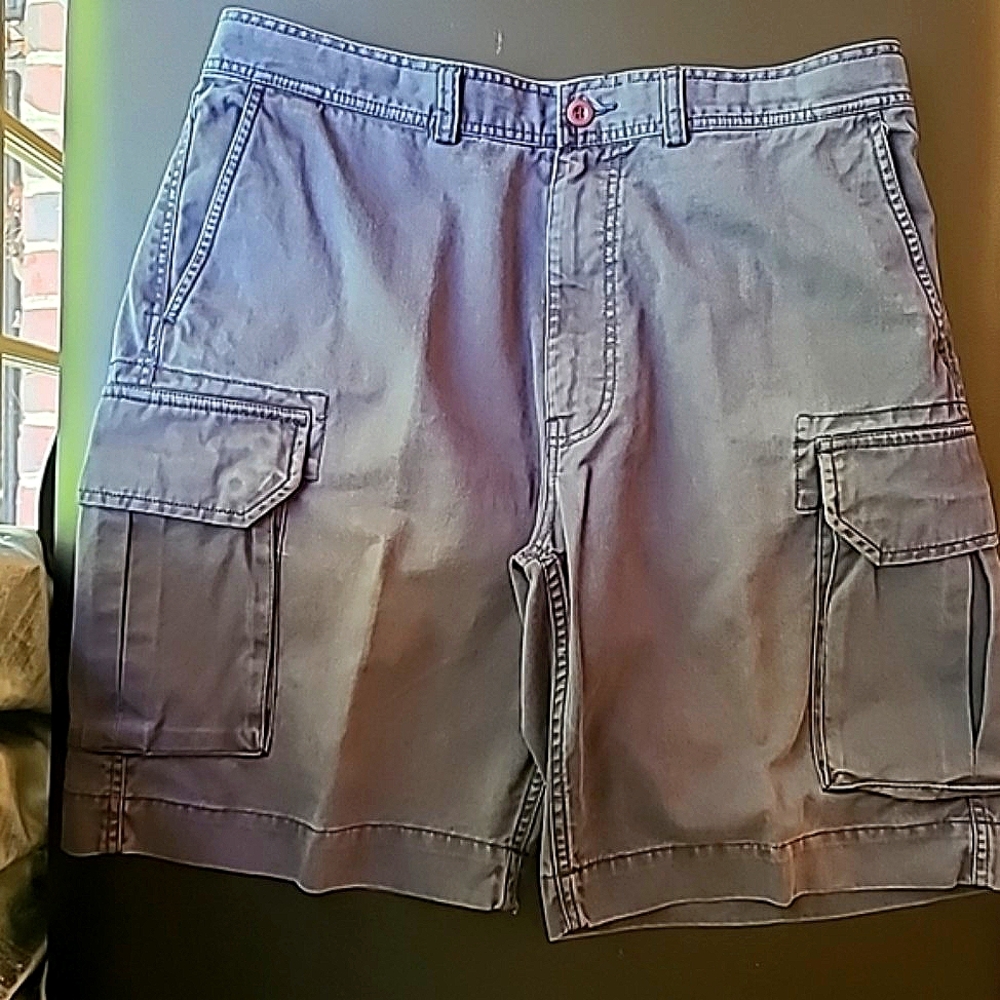 Cuffys of Cape Cod Cargo Shorts Mens 38 Navy Boating Hiking Utility Travel